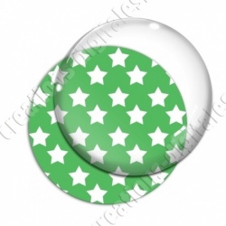 Image digitale - Motif étoile vert
