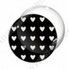 Image digitale - Motif coeur noir