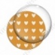 Image digitale - Motif coeur orange