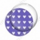 Image digitale - Motif coeur violet