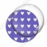 Image digitale - Motif coeur violet