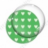 Image digitale - Motif coeur vert