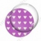 Image digitale - Motif coeur violet
