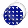 Image digitale - Motif coeur bleu