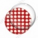 Image digitale - Motif rond rouge