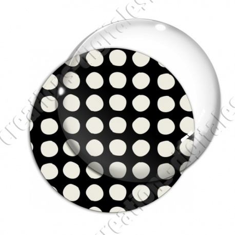 Image digitale - Motif rond noir