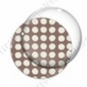 Image digitale - Motif rond marron