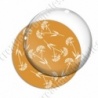 Image digitale - Motif fleur à tige orange