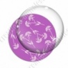 Image digitale - Motif fleur à tige violet