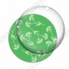 Image digitale - Motif fleur à tige vert