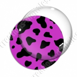 Image digitale - Motif vache violet