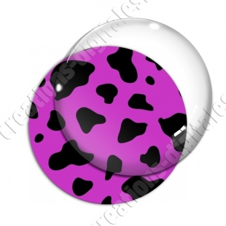 Image digitale - Motif vache violet