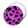 Image digitale - Motif vache violet