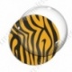Image digitale - Motif zèbre orange