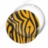 Image digitale - Motif zèbre orange