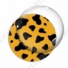 Image digitale - Motif vache orange