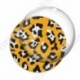 Image digitale - Motif léopard orange