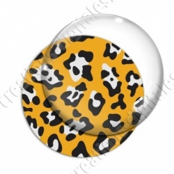 Image digitale - Motif léopard orange