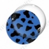 Image digitale - Motif vache bleu