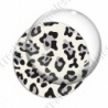 Image digitale - Motif léopard blanc